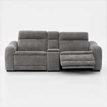 majestic gray loveseat   