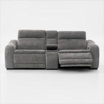 majestic gray loveseat   