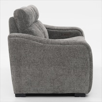 majestic gray loveseat   