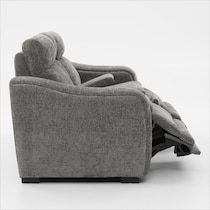 majestic gray loveseat   