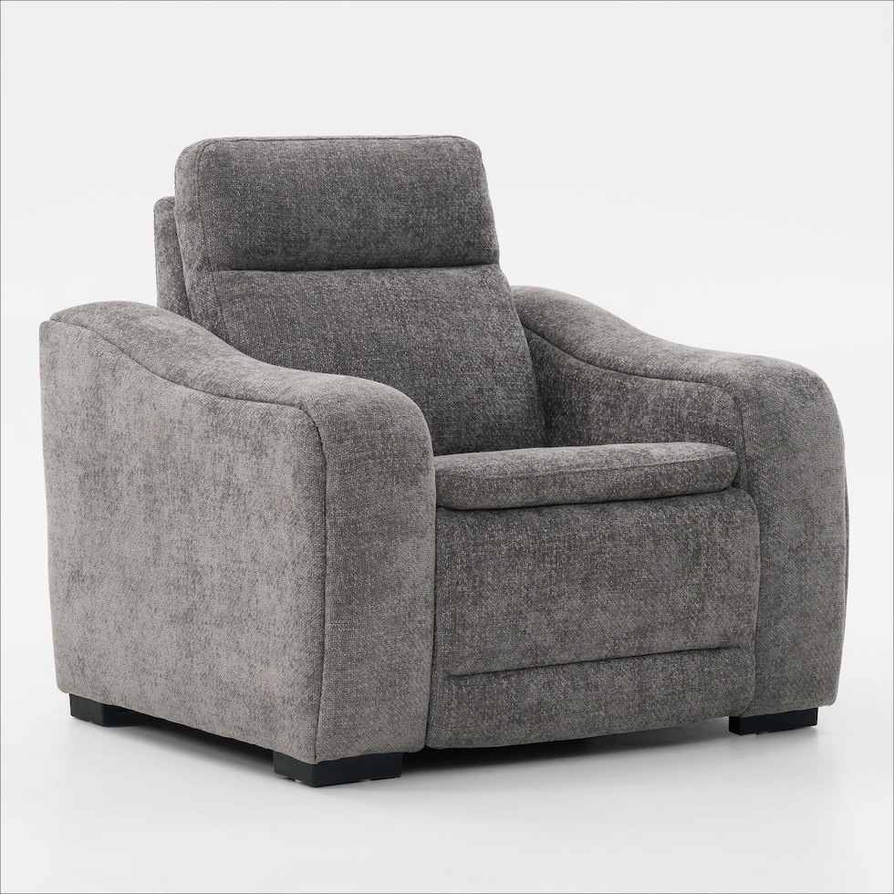 majestic gray recliner   
