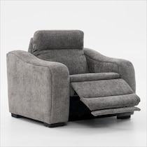 majestic gray recliner   