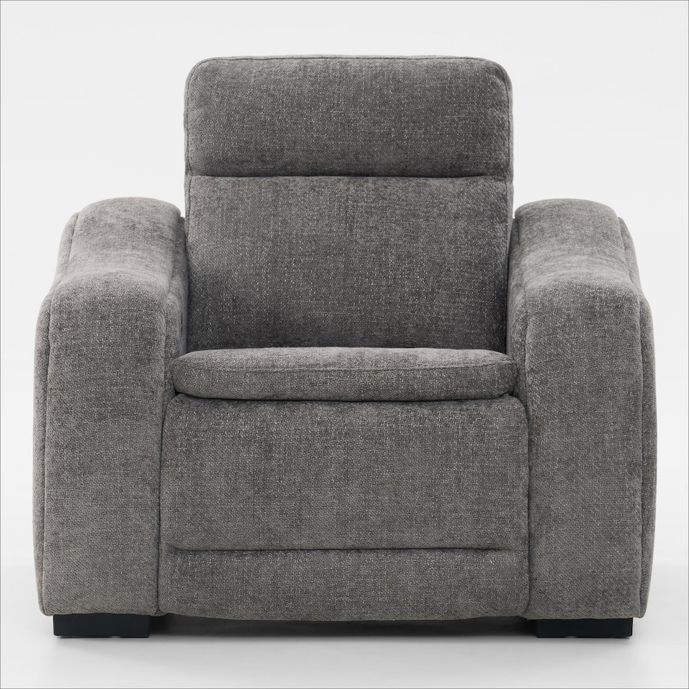 majestic gray recliner   