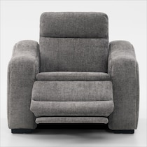 majestic gray recliner   