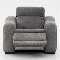 majestic gray recliner   