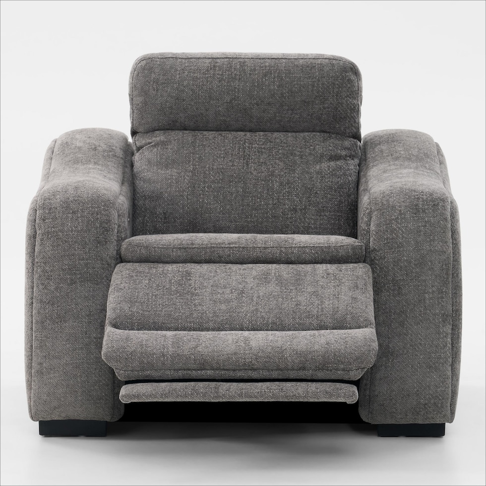 majestic gray recliner   