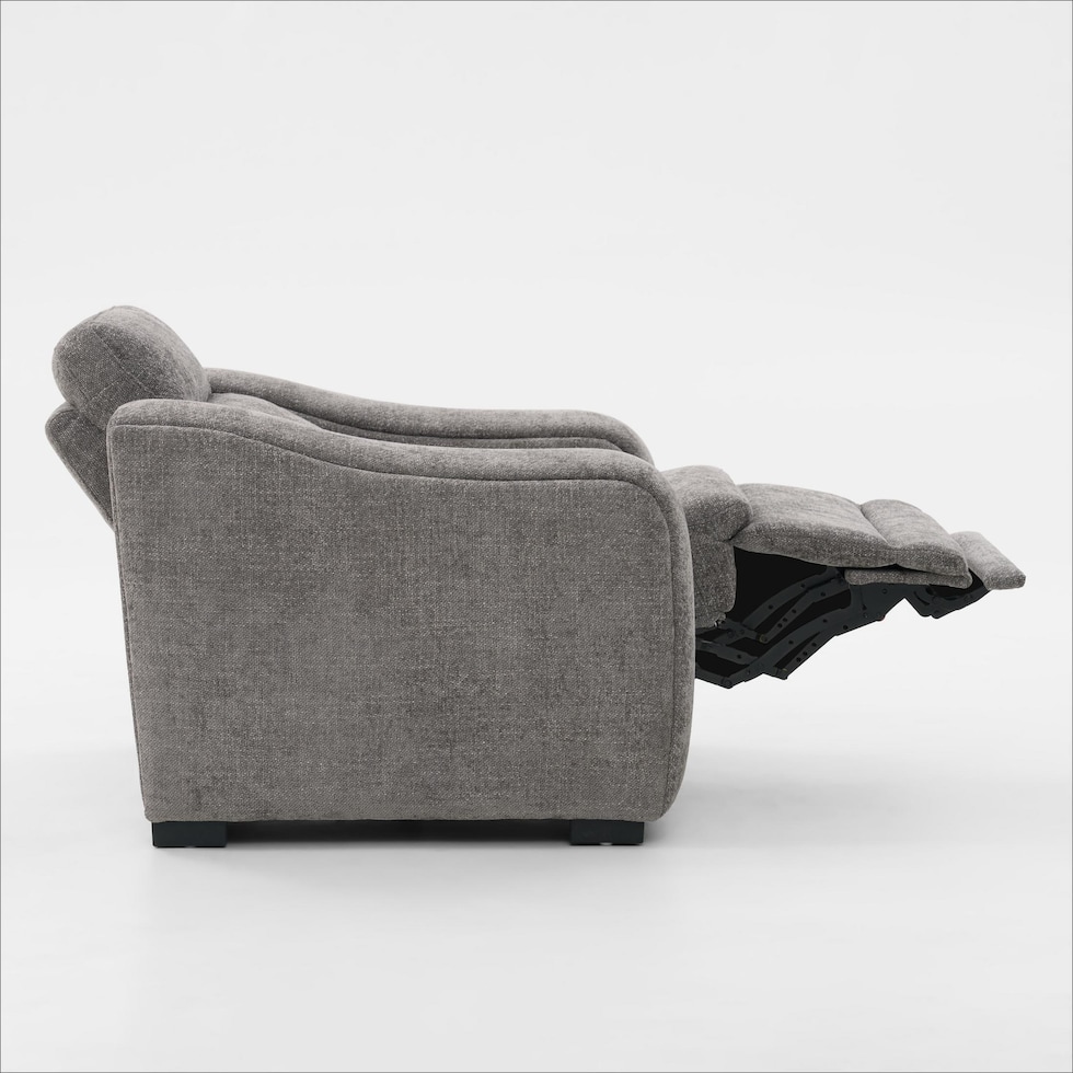 majestic gray recliner   