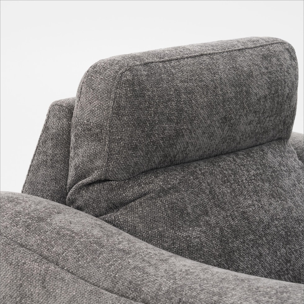 majestic gray recliner   