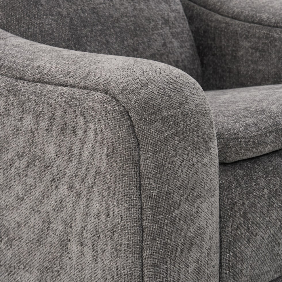 majestic gray recliner   