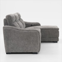 majestic gray sectional   