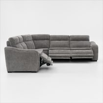 majestic gray sectional   