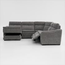 majestic gray sectional   