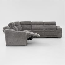 majestic gray sectional   