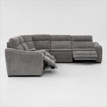 majestic gray sectional   