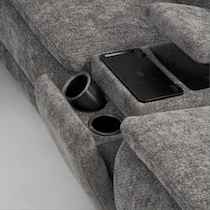 majestic gray sectional   