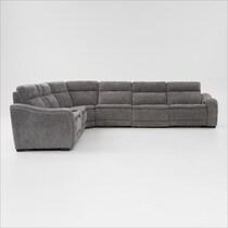majestic gray sectional   
