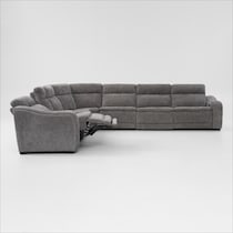 majestic gray sectional   