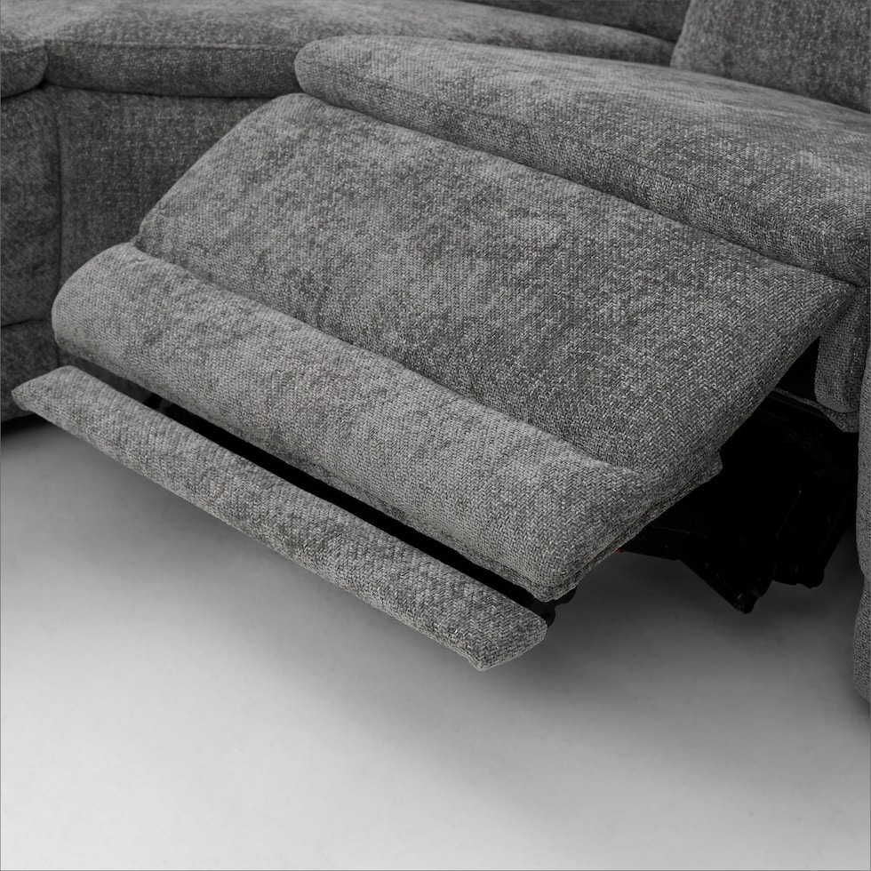 majestic gray sectional   