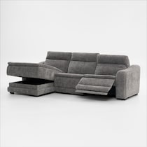 majestic gray sectional   