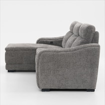 majestic gray sectional   