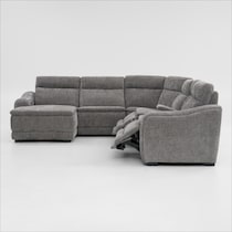 majestic gray sectional   