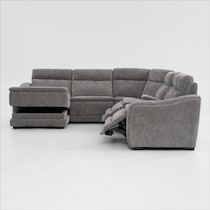 majestic gray sectional   