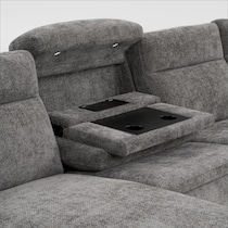 majestic gray sectional   