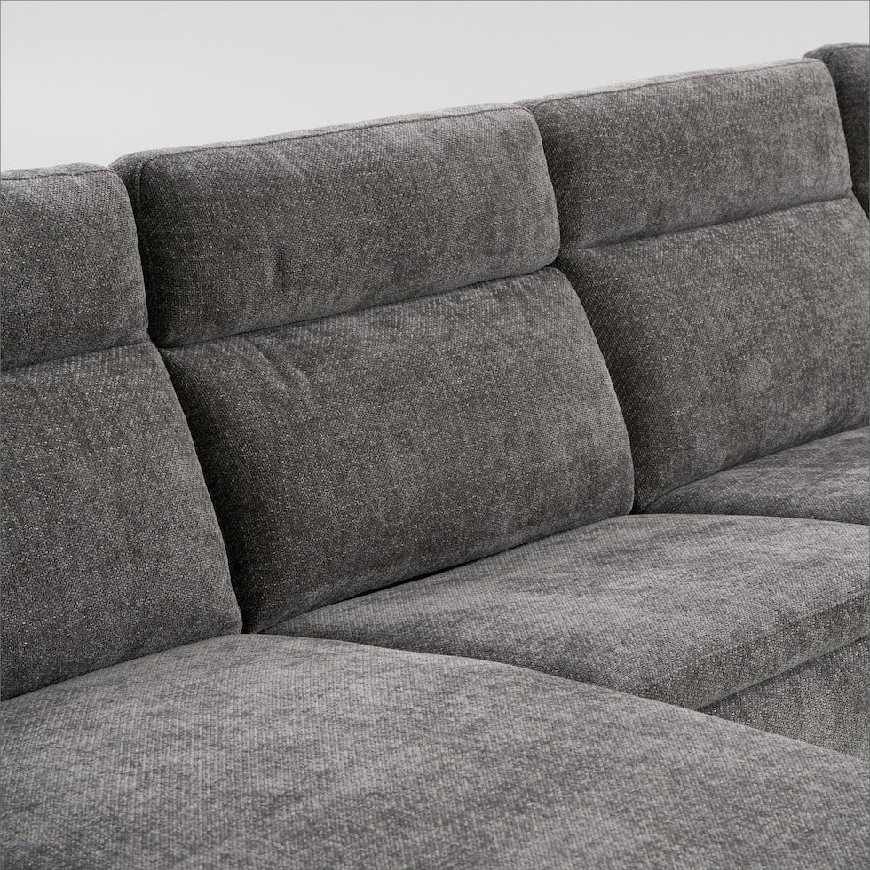 majestic gray sectional   