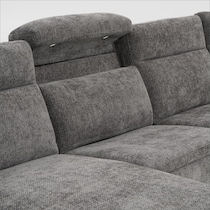 majestic gray sectional   