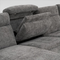 majestic gray sectional   