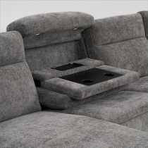majestic gray sectional   