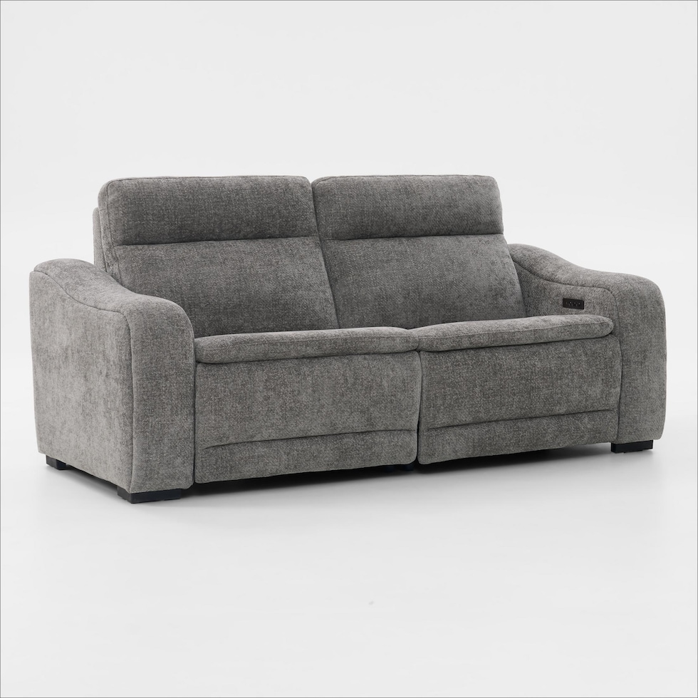 majestic gray sofa   