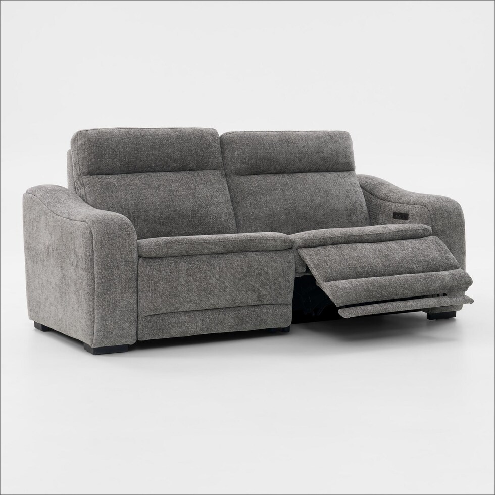 majestic gray sofa   