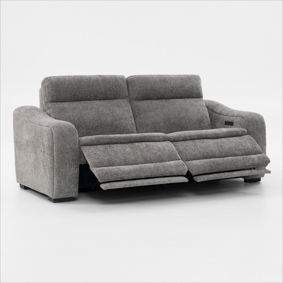 majestic gray sofa   
