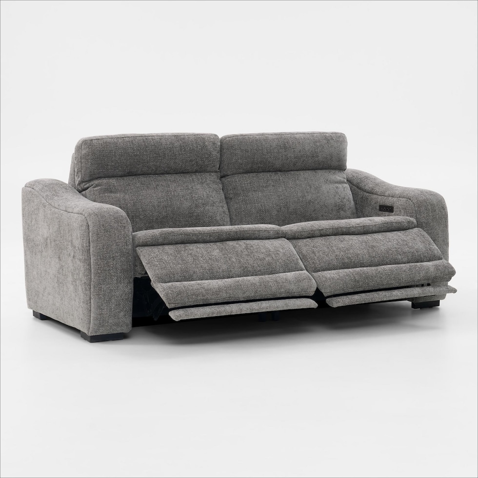 majestic gray sofa   