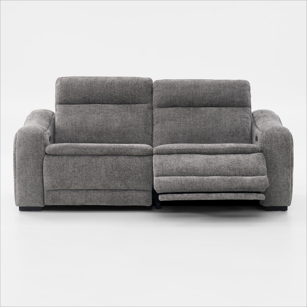majestic gray sofa   