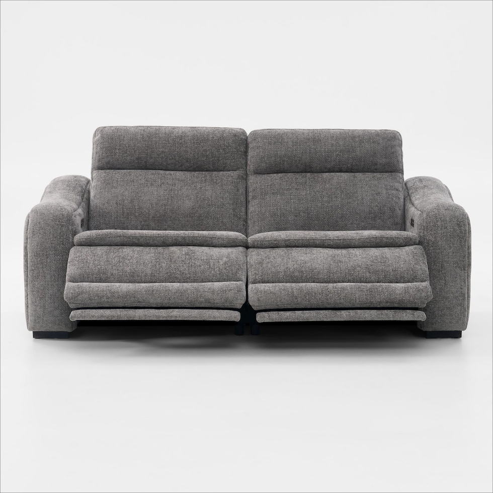 majestic gray sofa   