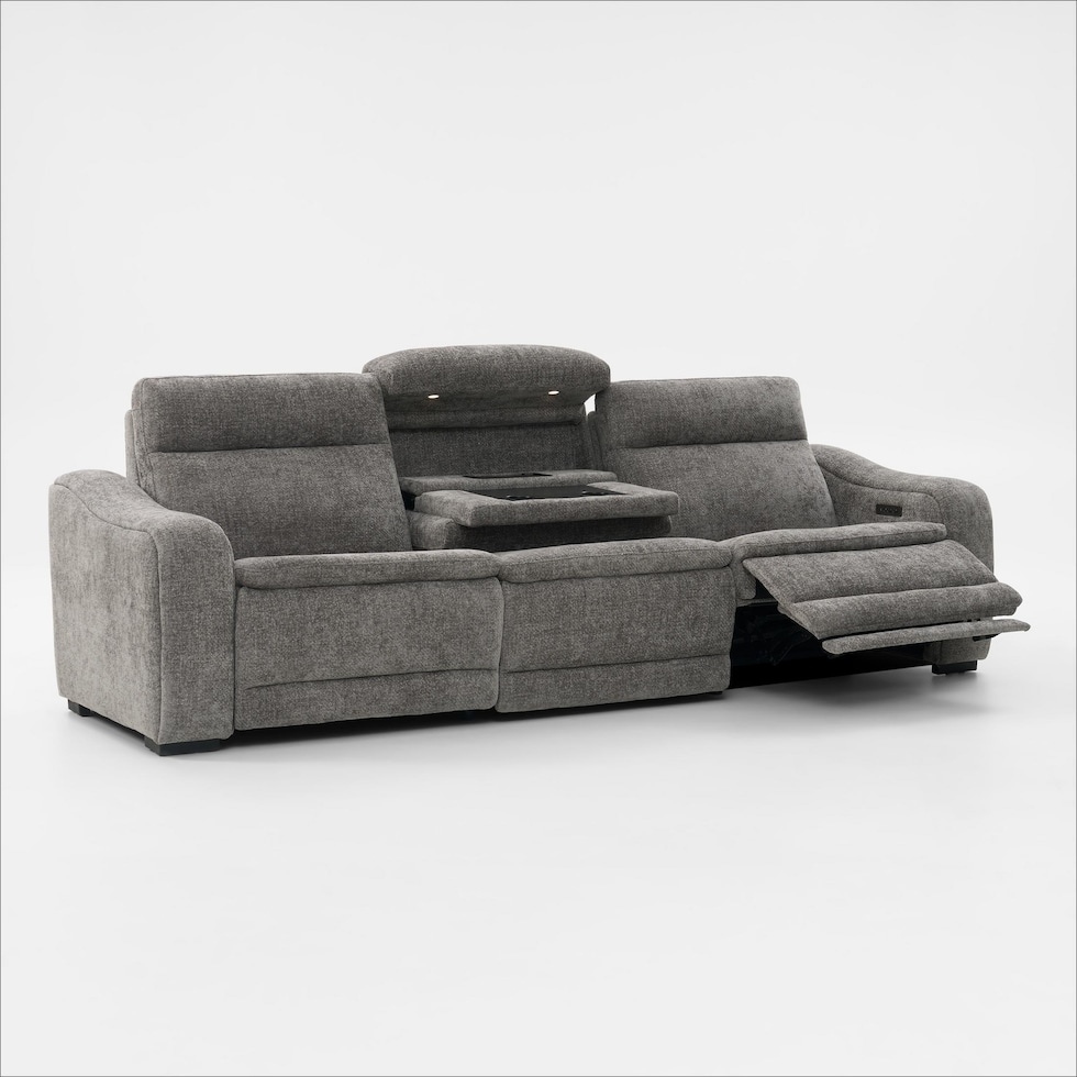 majestic gray sofa   