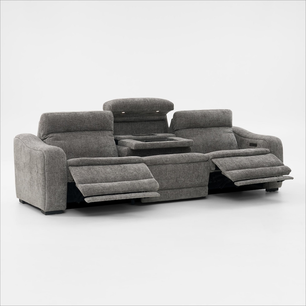 majestic gray sofa   