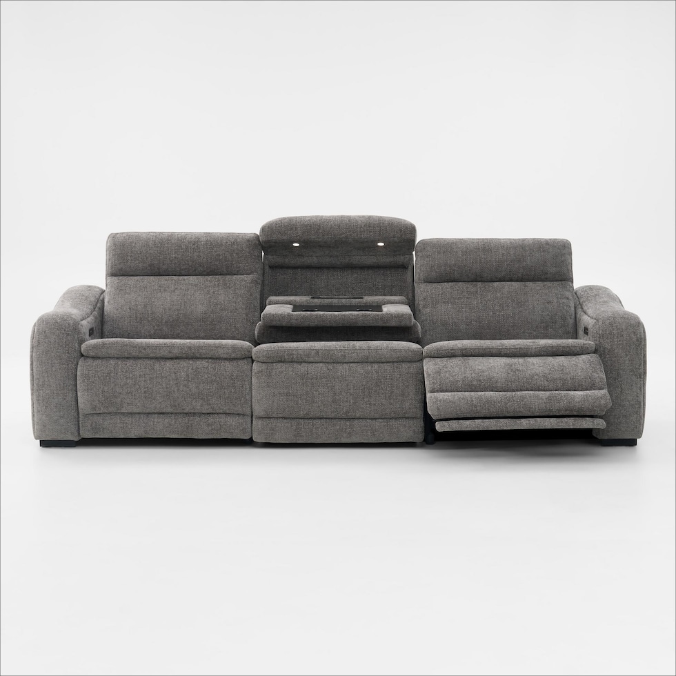 majestic gray sofa   