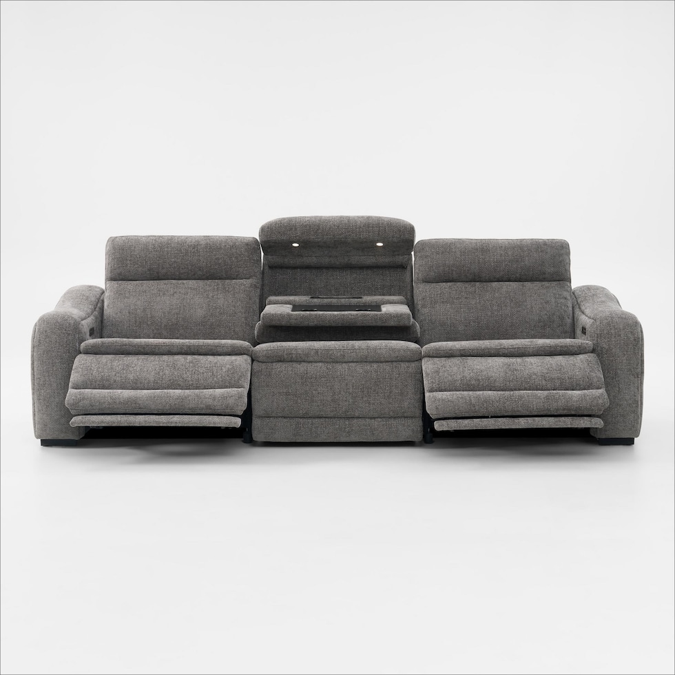 majestic gray sofa   