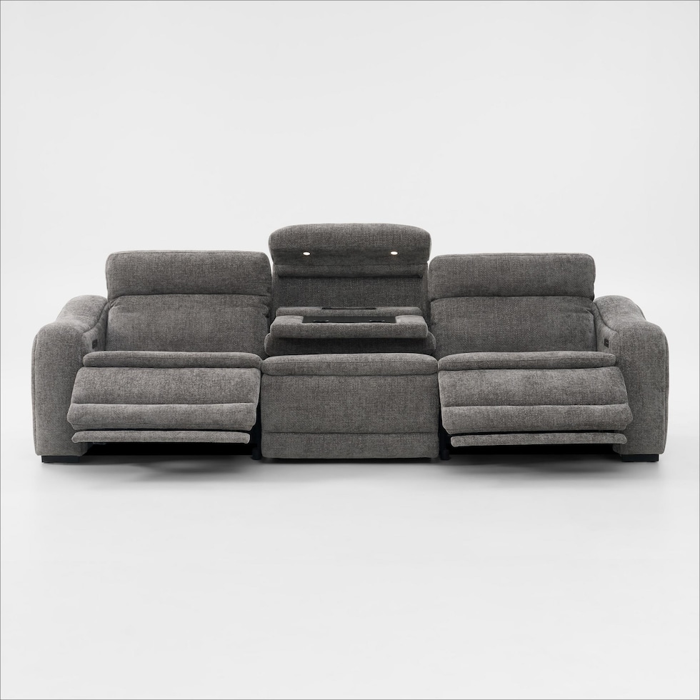 majestic gray sofa   