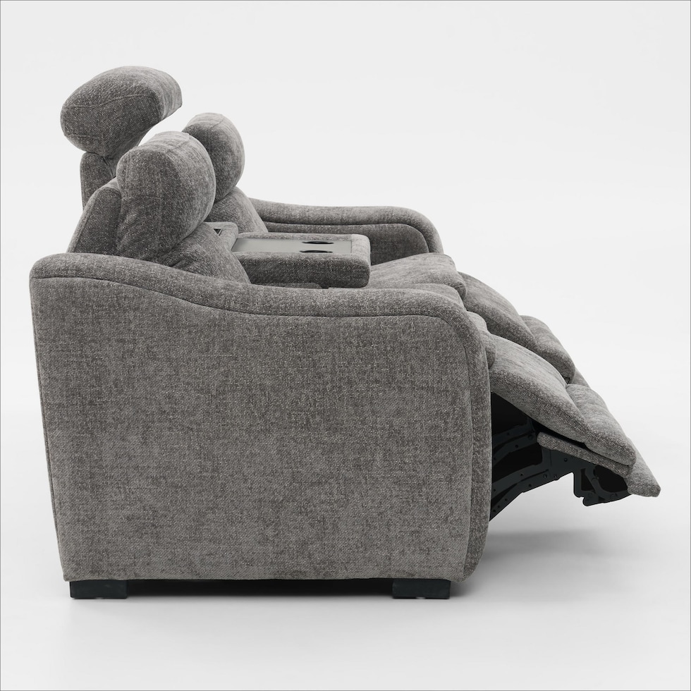majestic gray sofa   