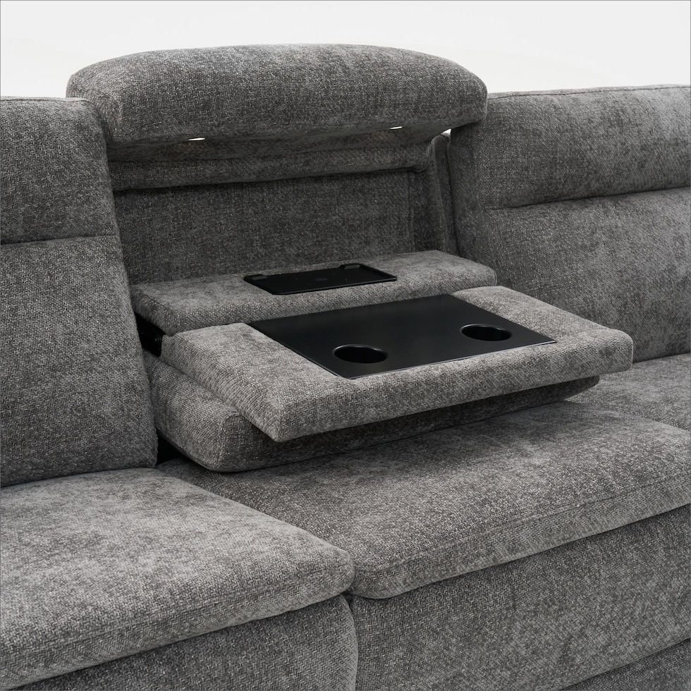 majestic gray sofa   