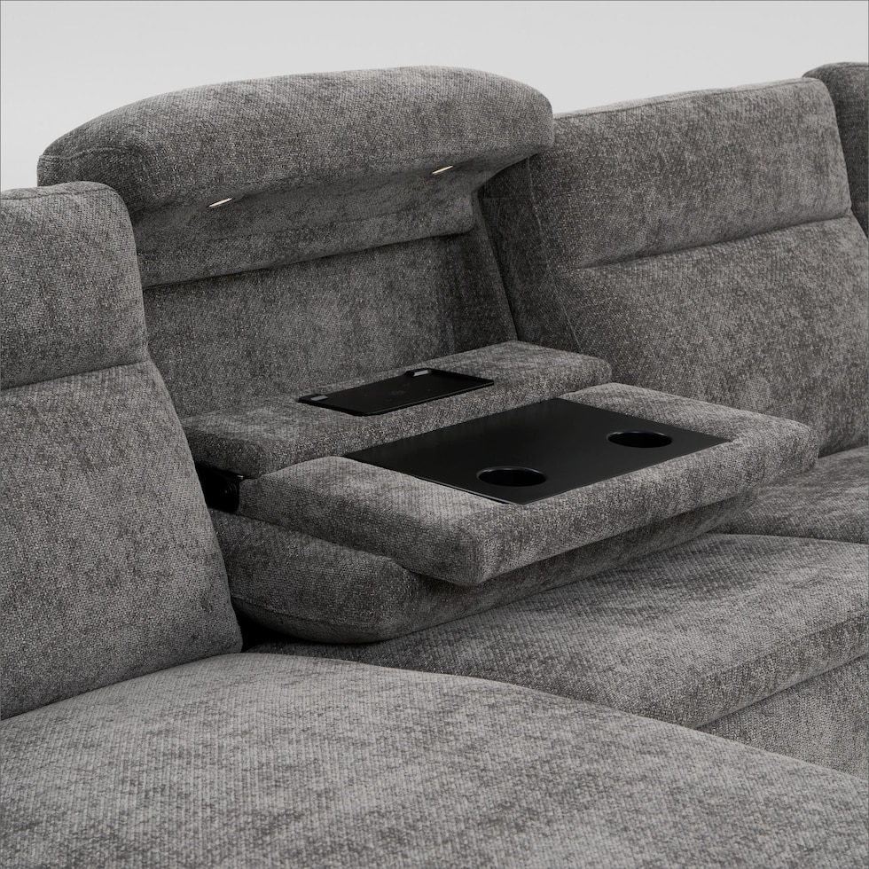 majestic gray sofa   