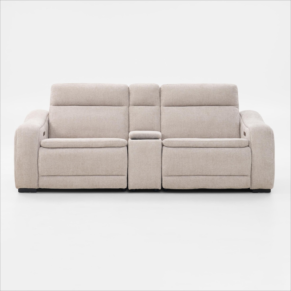 majestic neutral loveseat   