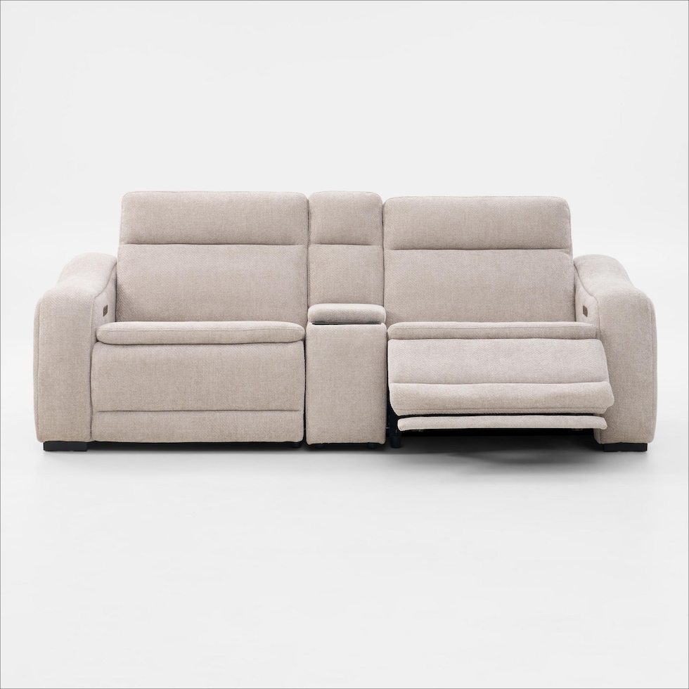 majestic neutral loveseat   