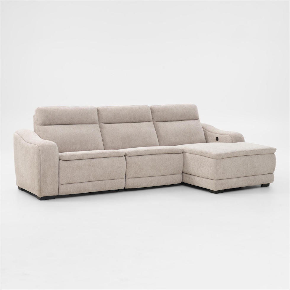 majestic neutral sectional   
