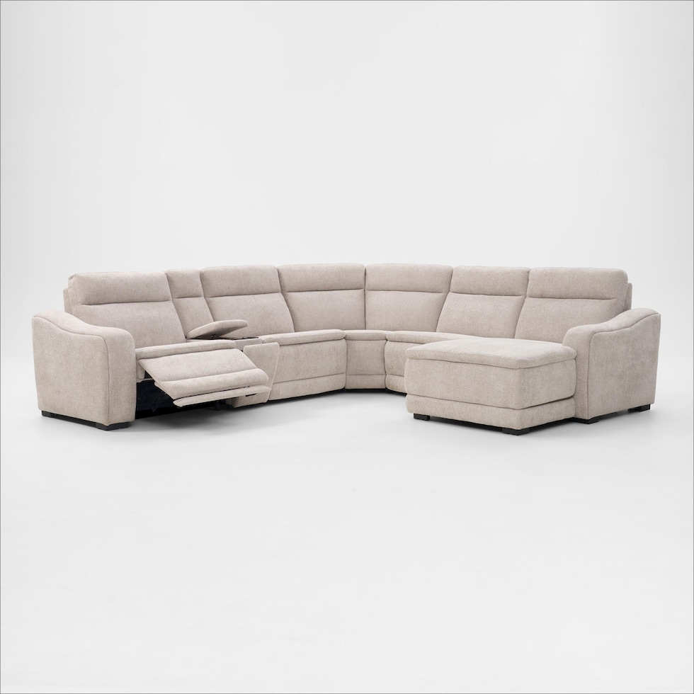 majestic neutral sectional   