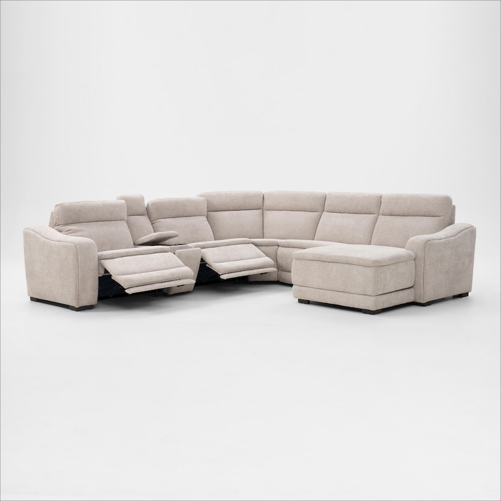 majestic neutral sectional   